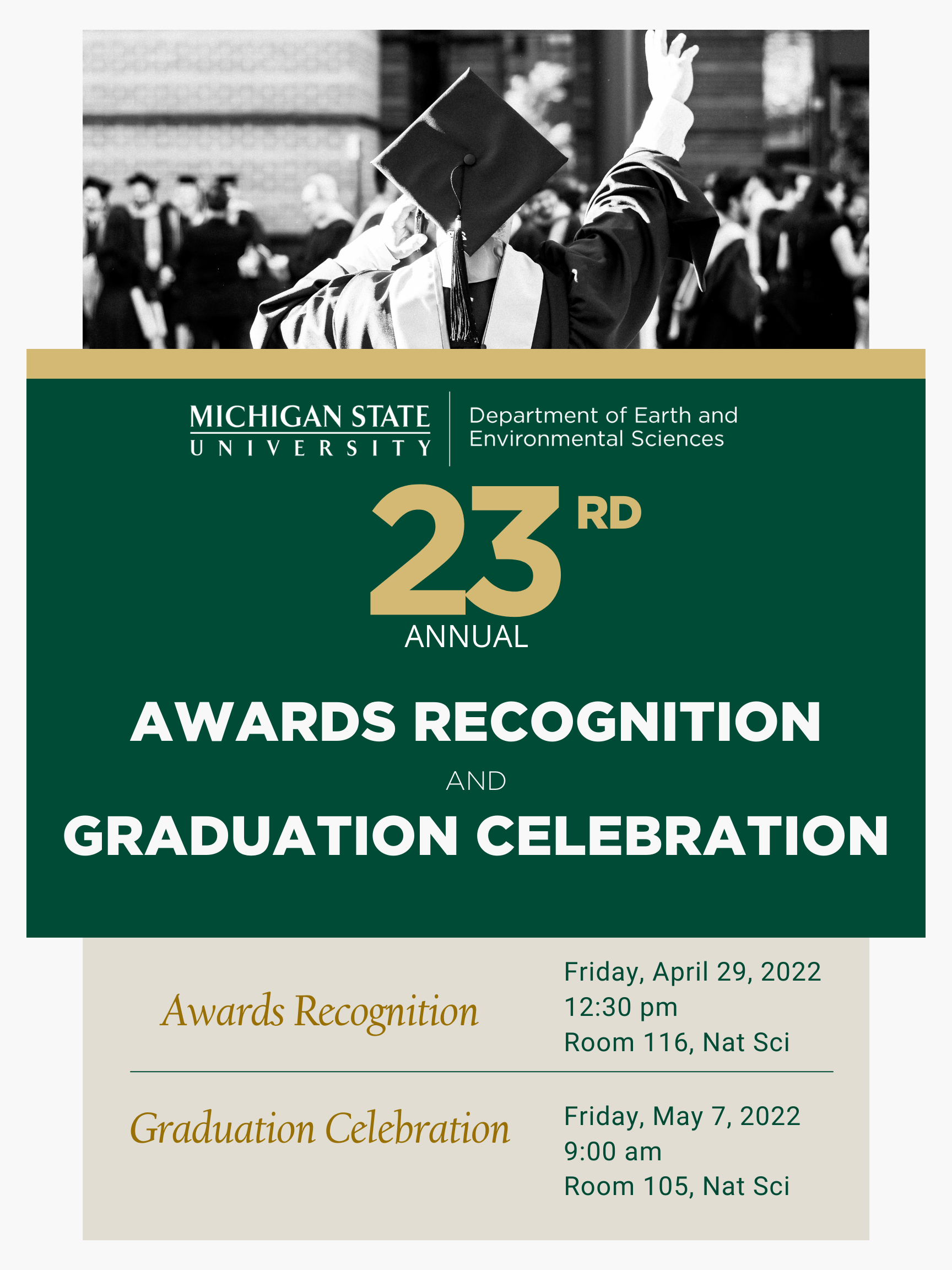 EES 2022 Awards/Graduation Celebration Invite